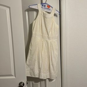 White House Black Market A-Line Sleeveless Dress with Pleats